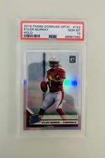 Kyler Murray 2019 Donruss Optic Holo Rookie Card #152 PSA 10. rookie card picture