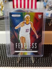 2024 Panini Prizm Draft Picks Angel Reese Fearless Silver Chicago Sky (RC)