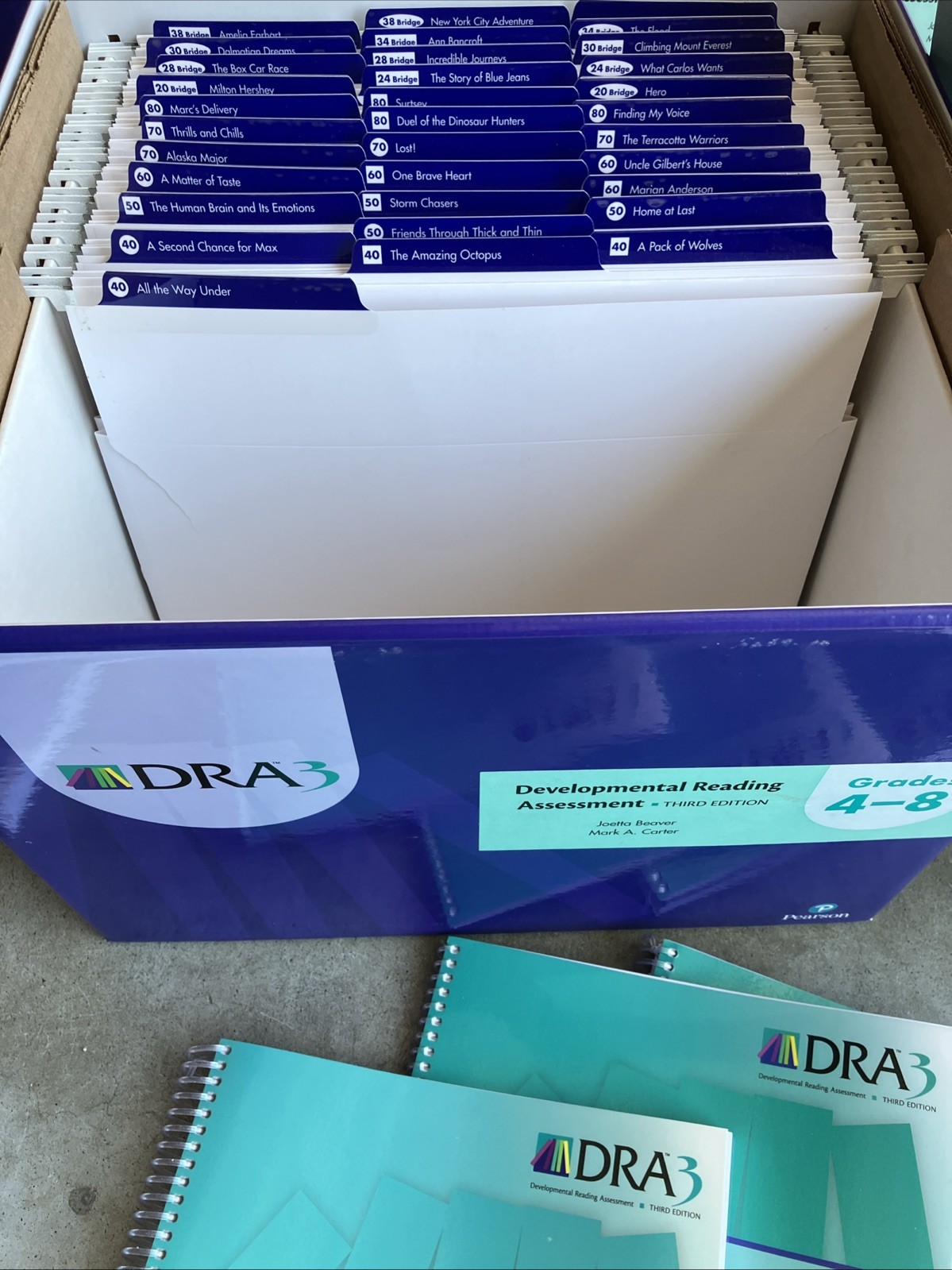 Pearson DRA3 Developmental Reading Assessment Grade 4-8 Kit