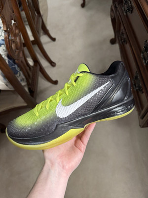Size 12 - Nike Zoom Kobe 6 VI iD Green/Black Fade 446897-992 Rare