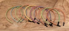 10 Piece Chunky Glitter Sparkly Headbands, Lot 2