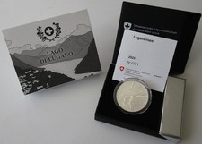 Switzerland 20 Francs 2025 Lakes Lake Lugano Silver Proof