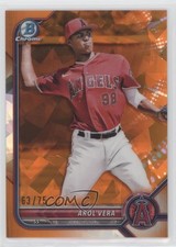 2022 Bowman Chrome Sapphire Edition Prospects Orange 63/75 Arol Vera 2z3