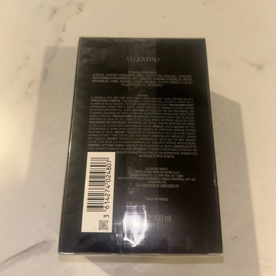 Valentino Uomo Born In Roma Green Stravaganza 3,4 oz. EDT Spray para Hombres ¡SELLADO! Foto 3 de 4