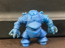 Vintage Blue Space Robot Pencil Topper Made in Hong Kong Sci-Fi Gundam 1980s