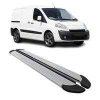 Seitenschweller Trittbretter Schweller FüR Peugeot Expert 2007-2016 L1 Alu Grau