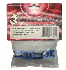 3 Racing MIF-018/BU Aluminium Rear Hub Carrier (1 pair) Mini Inferno