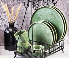 Björn Serie  MAGMA Kombiservice 24-teiliges Geschirr  Grün