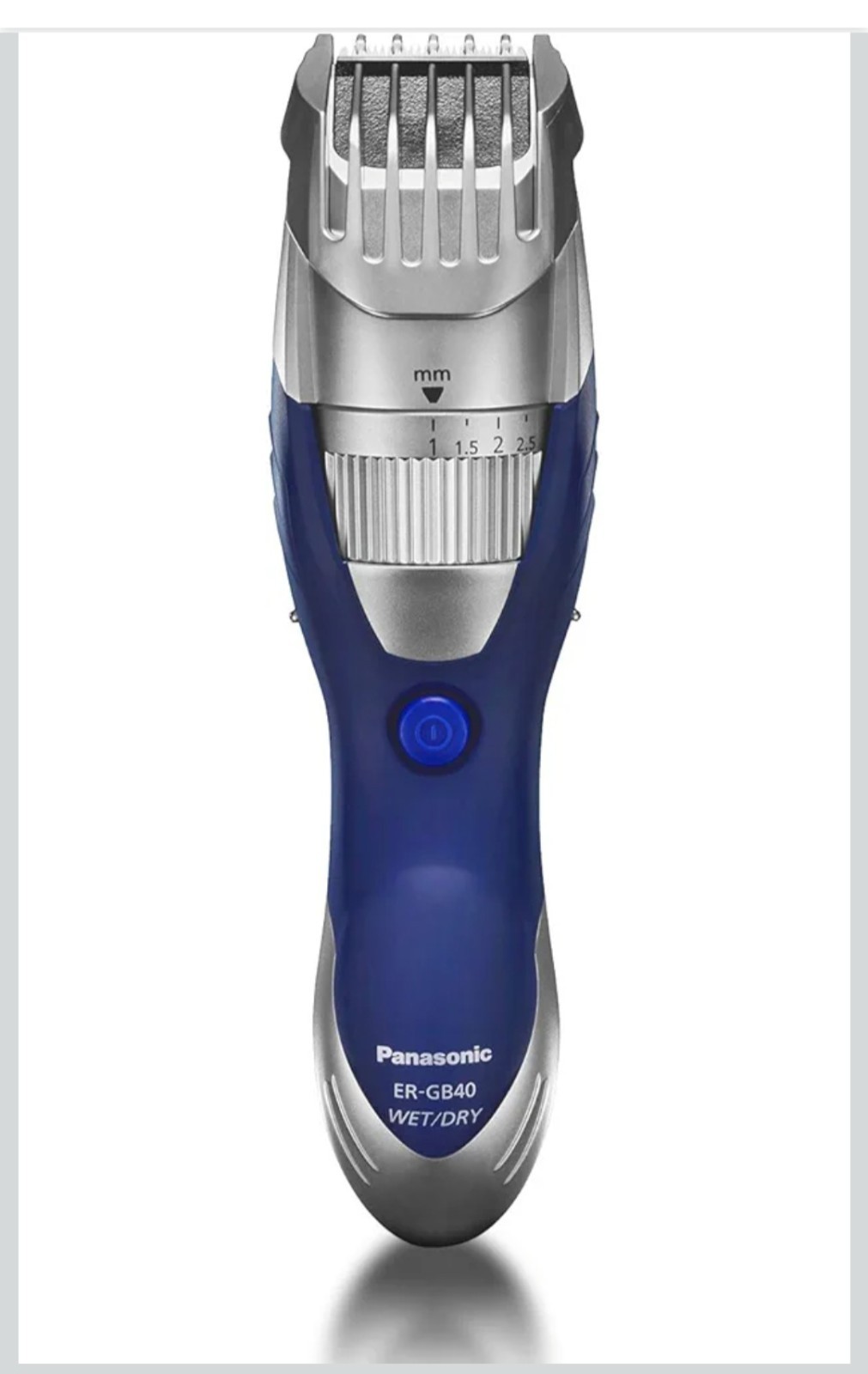 Panasonic (ER-GB40-S) Cordless Beard & Mustache Trimmer Wet/Dry W/precision Dial