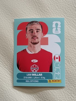 PANINI WM 2026 STICKER LIAM MILLAR KANADA FIFA WORLD CUP 26 CAN 18 ORIGINAL NEU