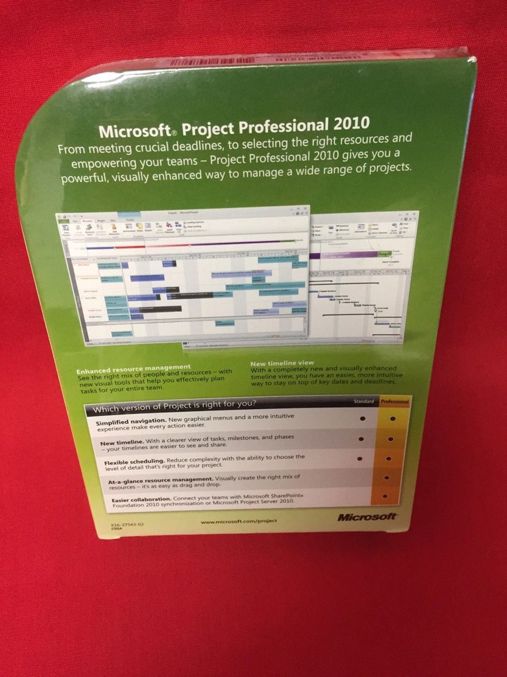 Microsoft Project Professional 2010 Full Version w/ 2Product Keys ...