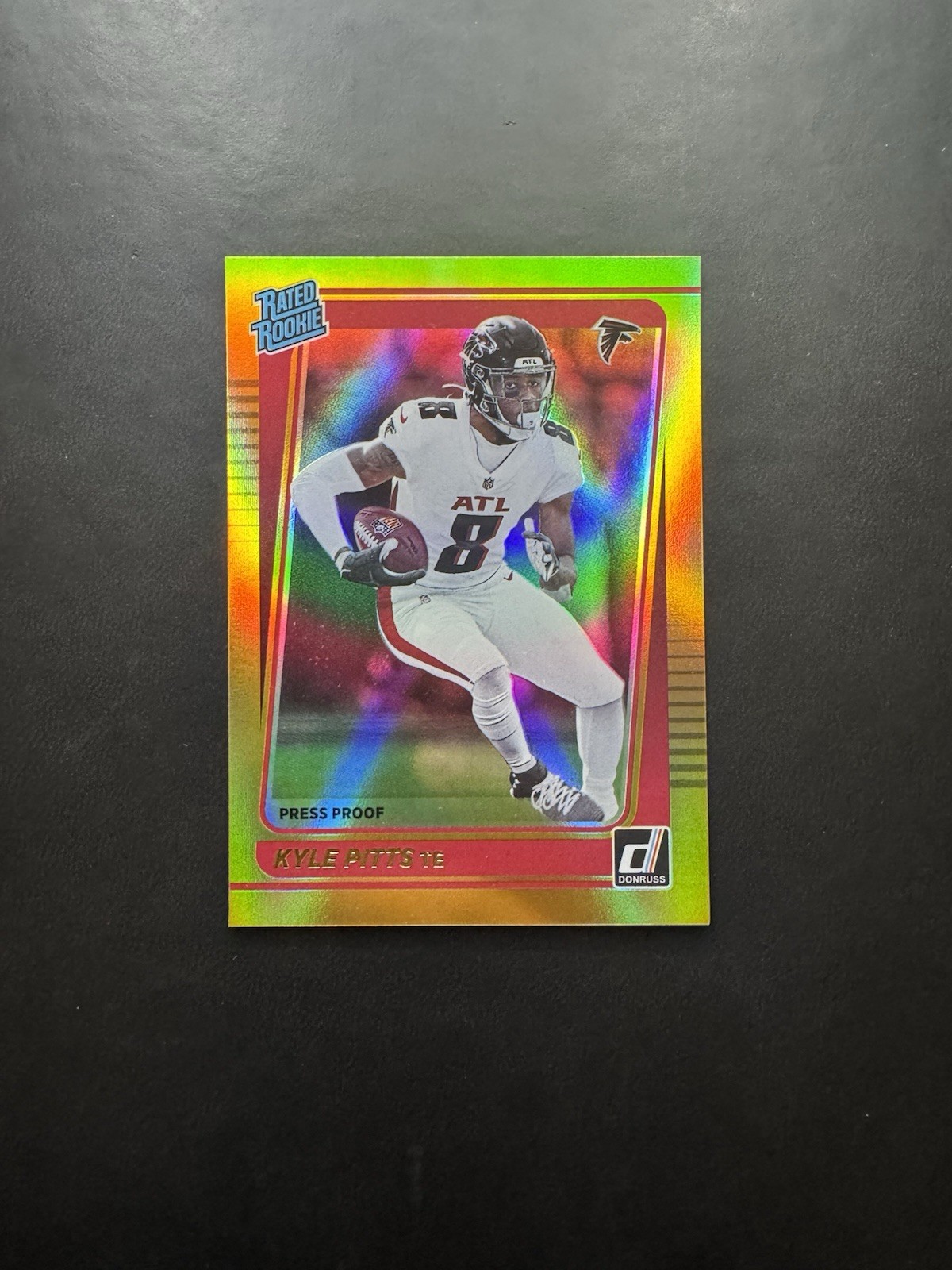 2021 Panini Donruss - Rated Rookie Kyle Pitts #260 Press Proof Premium (RC)