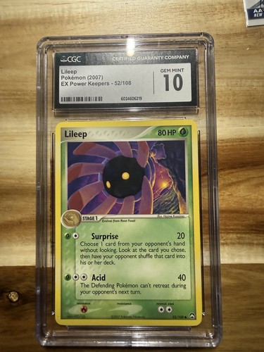 Lileep graded CGC 10 for sale on eBay