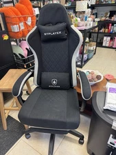 GTPLAYER Gaming Chair with Footrest Fabric Office Chair