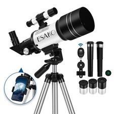 Telescope for Kids  Beginners, 70mm Aperture Portable Telescopes with 3 Eyep...