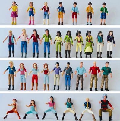 Schleich bewegliche Menschen Mädchen Junge Frau Mann Reiter Bauer Person Figuren