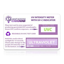   UVC Light Test Card with UVC Light Wavelength Indicator and Photochromic UV...