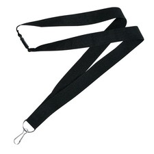 35" Black Nylon Lanyards with Breakaway Clasp - 12 Pc.
