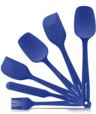Spatola Silicone per Cucina E Impasti 6 Pezzi - Set Utensili Cucina Resistenti A