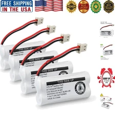 Durable 4-Pack Cordless Phone Batteries - Perfect for VTech & AT&T Devices