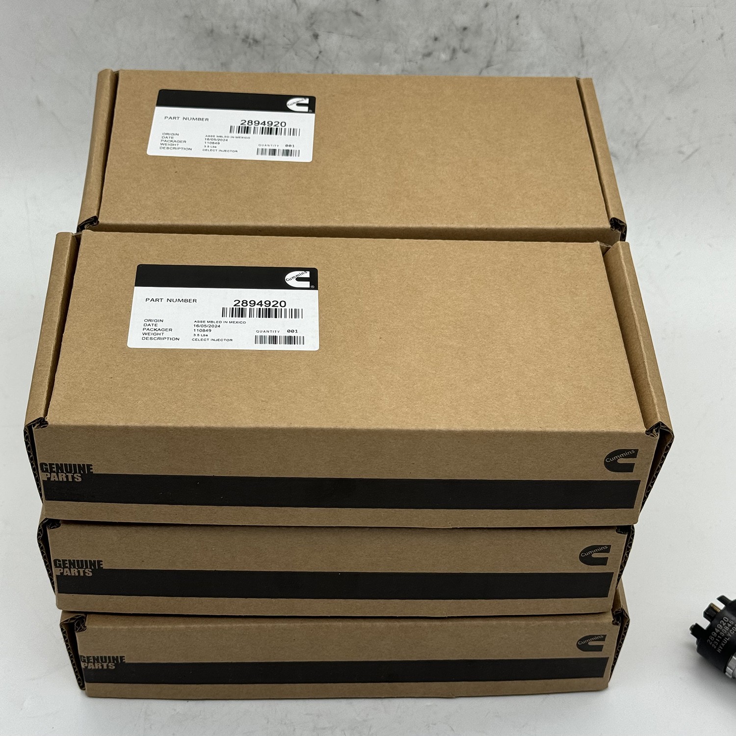 6X Fuel Injector w/tube 2894920PX For Cummins ISX15 QSX15 Engine 5579415 Diesel