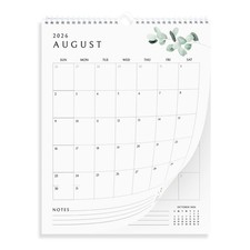 Vertical Wall Calendar 2026-2027, 18 Months Botanical Jan 26 - Jun 27 
