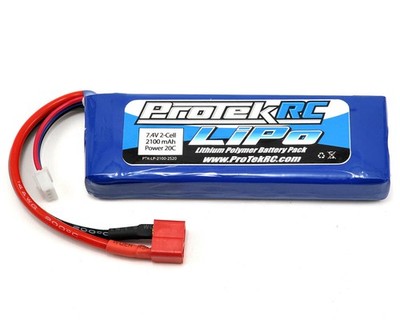 ProTek RC Empfänger LiPo Akku 7.4V 2100mAh 20C mit T-Stecker PTK-5177