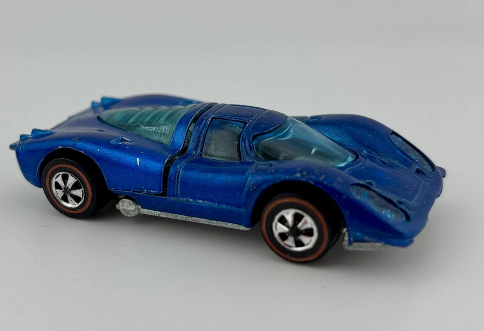 Hot Wheels ~ 1970 Redline ~ Porsche 917 ~ Blue (HK) - Image 2 of 4