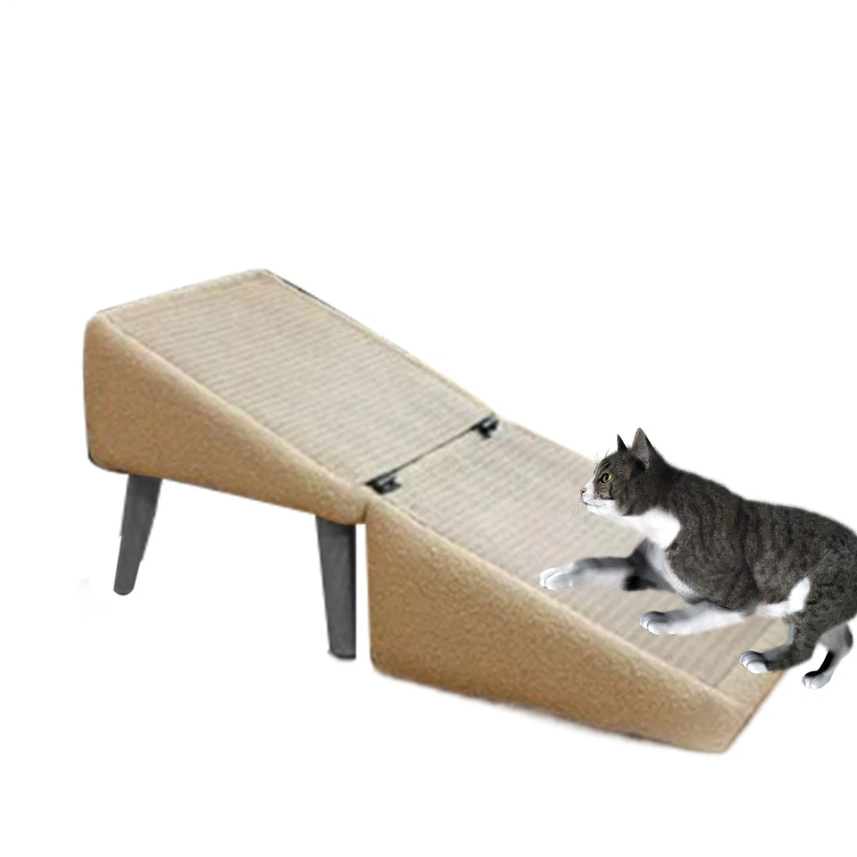 Dog Ramp For Bed Foldable Dog Vehicle Stairs Footrest Stool For Small Latest - image 2 of 4
