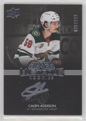 2021 SPx UD Black Lustrous Rookie Signatures 20/199 Calen Addison Auto RC 0h02