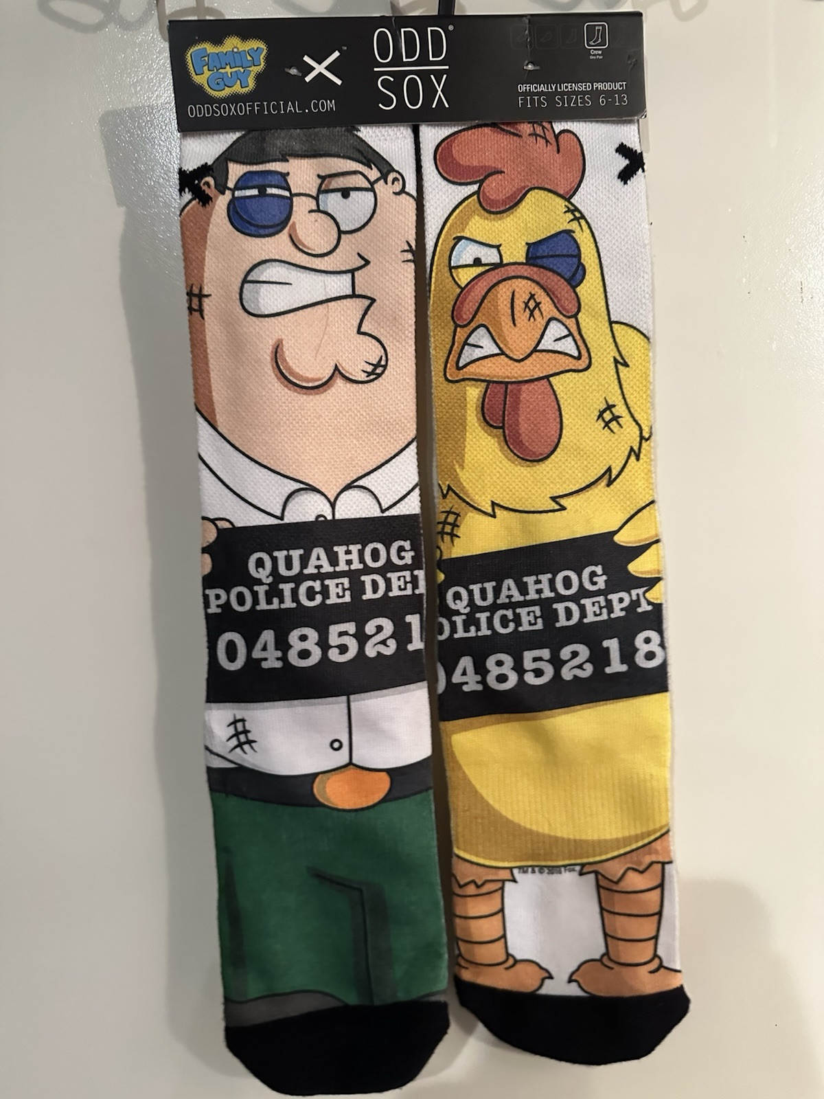 Family Guy x Oddsox Peter Griffin & Ernie