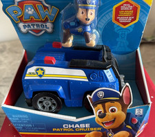 Image of PAW Patrol, Chase’s Patrol Cruiser Vehicle with Collectible Figure BRAND NEW