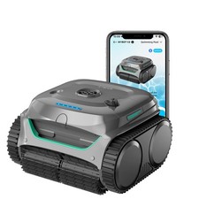 WYBOT C2 Robotic Pool Cleaner, Cordless  Pools up to 2152 Sq.ft,   (Grey&Green)