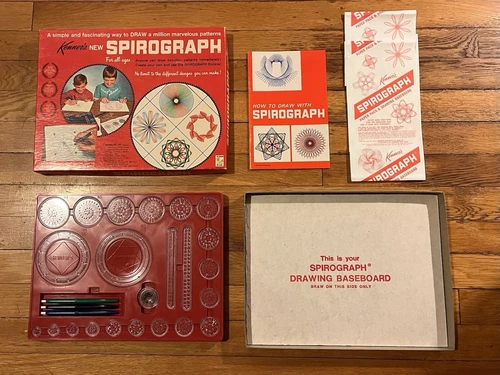 VINTAGE 1967 Kenner’s New Spirograph #401 1st Edition