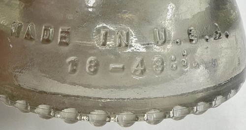 Vintage Hemingray 42 Glass Insulator Made in USA Clear - Picture 6 of 6