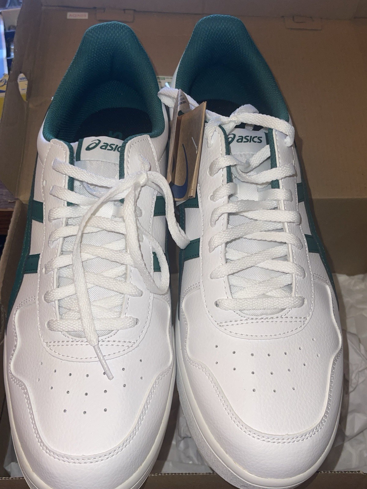 ASICS JAPAN S Golf Shoes 1111A260-102 White Jasper Green Mens Size 11 BNIB thumbnail 4