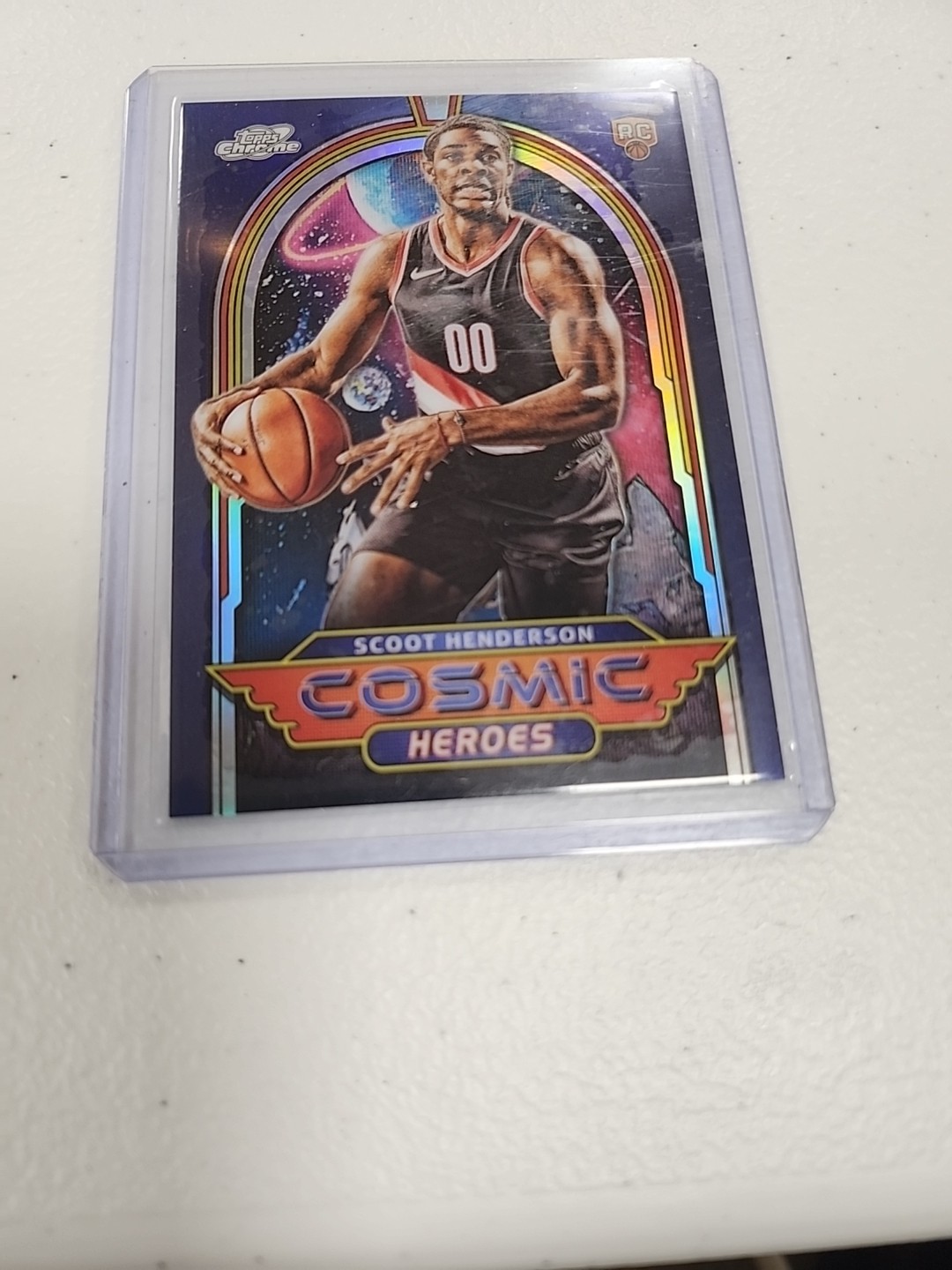 2023-24 Topps Cosmic Chrome - Cosmic Heroes Scoot Henderson #CH-19 (RC)