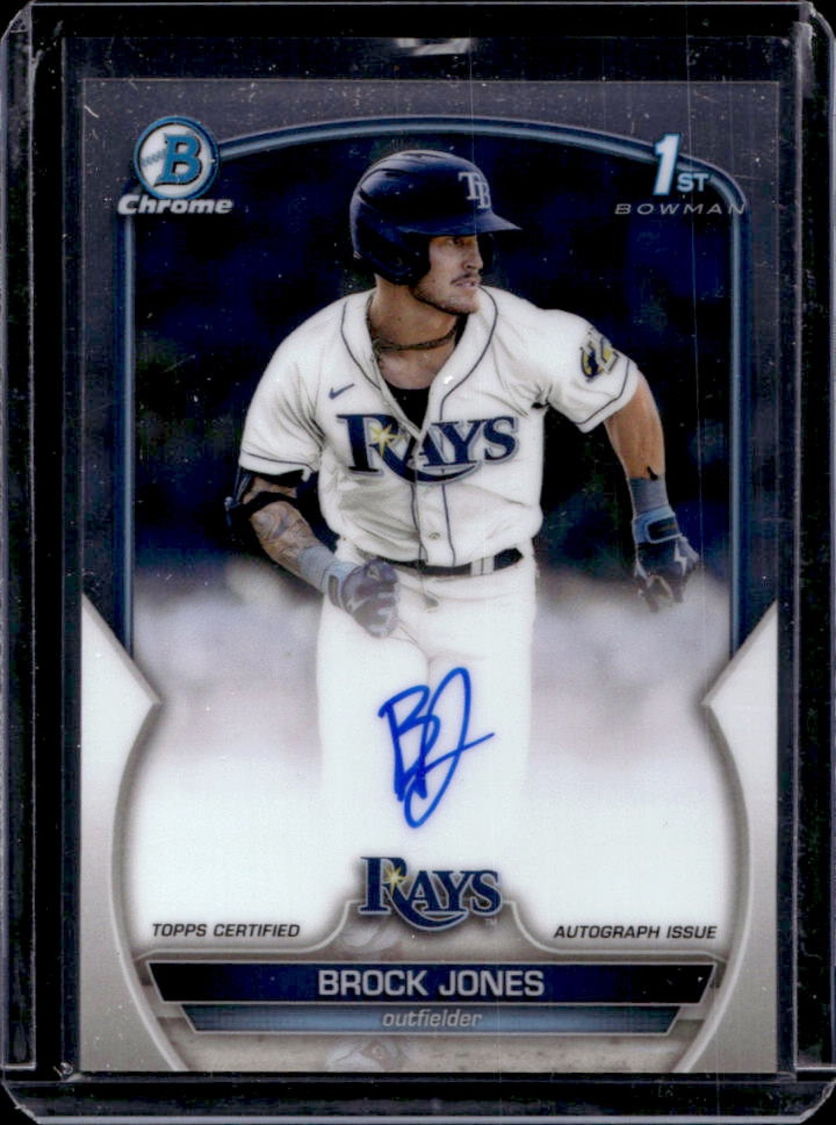 2023 Bowman Brock Jones Chrome Auto 1st Prospect #CPA-BJ Rays
