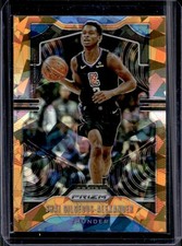 2019-20 Panini Prizm Shai Gilgeous-Alexander Prizm Orange Ice #122 Thunder