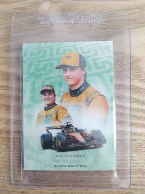 2025 Topps Eccellenza Oscar Piastri Green Trionfo /75 #35 McLaren F1