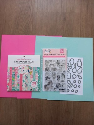 Stempel Stanzschablone DSP Echo Park Imagine That Girl Farbkarton Stampin Up