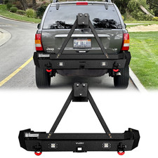 Vijay For1999-2004 Jeep Grand Cherokee Wj Steel Rear Bumper Wspare Tire Carrier