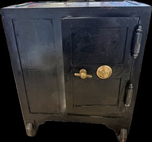 Meilink's Home Deposit Vault Company or Victor Safe &LockVictorian Era Iron Safe