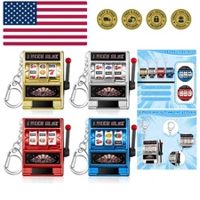 Slot Machine Keychain Bulk Las Vegas Keychains Mini Casino Kawaii Decoration ...