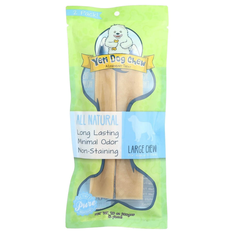 Large Chew, For Dogs Up To 55 Lbs, 2 Piece, 7 oz (200 g)