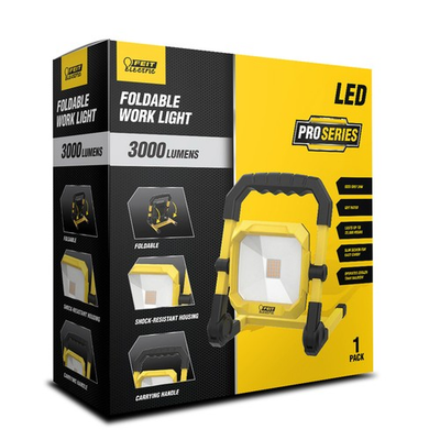 #ad Feit Electric Pro Series 3000 lm LED Corded Stand H or Scissor Work Light $37.59