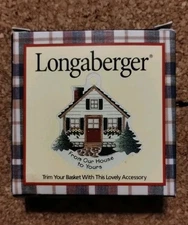 Longaberger Basket "From Our House To Yours" Basket Tie-On