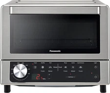 Panasonic Flashxpress Toaster Oven Countertop, Compact 4 Slice Toaster Oven W/Do