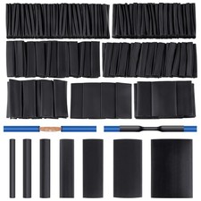 420 pcs Heat Shrink Tubing Kit, 3:1 Ratio Adhesive Lined, 7 Sizes Marine Wire...