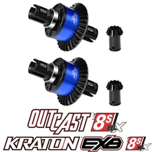 GPM STEEL 7075 F/ R DIFF 30T / 9T ARA310937 FOR ARRMA 1/5 KRATON OUTCAST 8S EXB